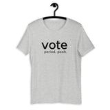 Vote t-shirt (white and gray)